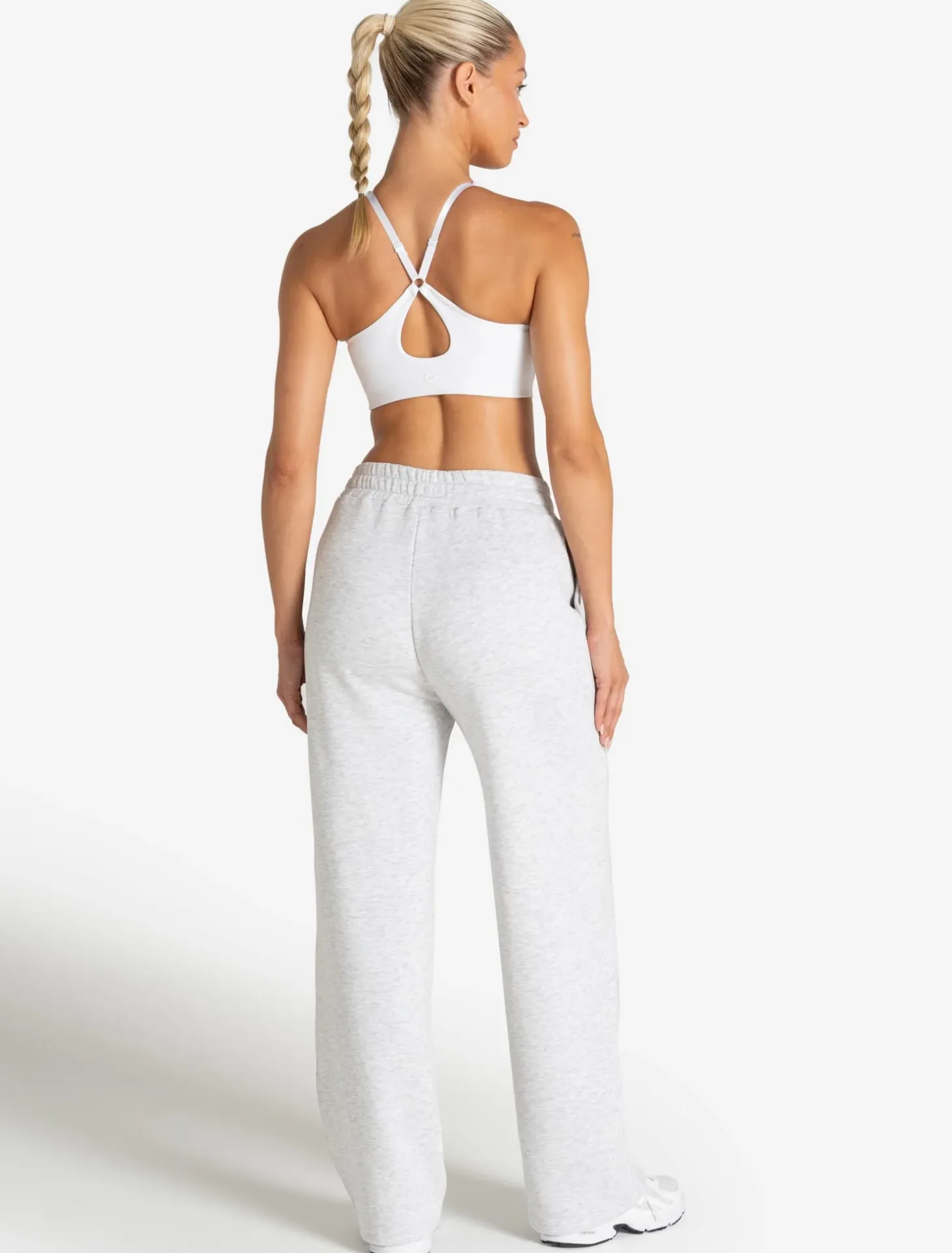Core Straight Leg Joggers Grey Marl