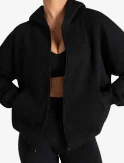 Core Zip Hoodie Black