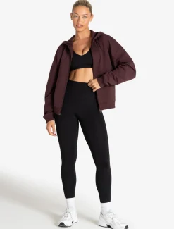 Core Zip Hoodie Cherry