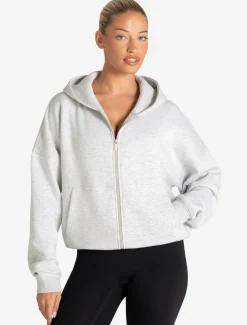 Core Zip Hoodie Grey Marl