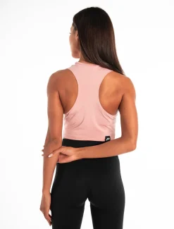 Crossover Vest Dusky Pink