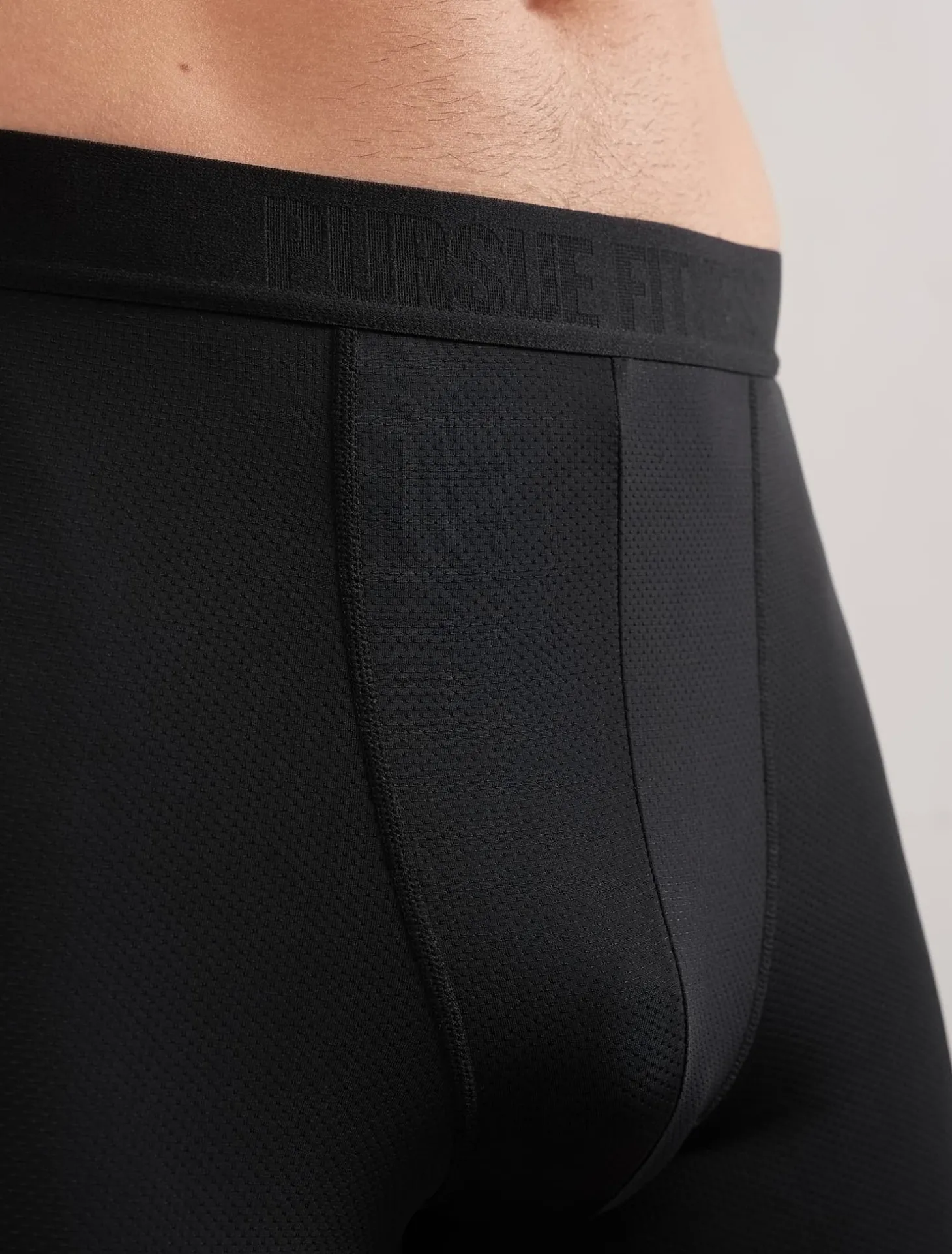 Everyday Boxers Black (Mid Length)