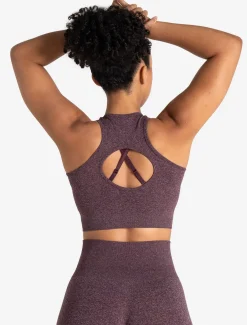 Form Seamless Crop Tank Cherry Marl