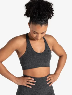Form Seamless Sports Bra Black Marl