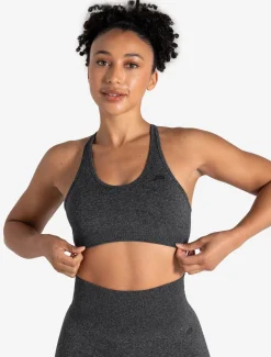 Form Seamless Sports Bra Black Marl