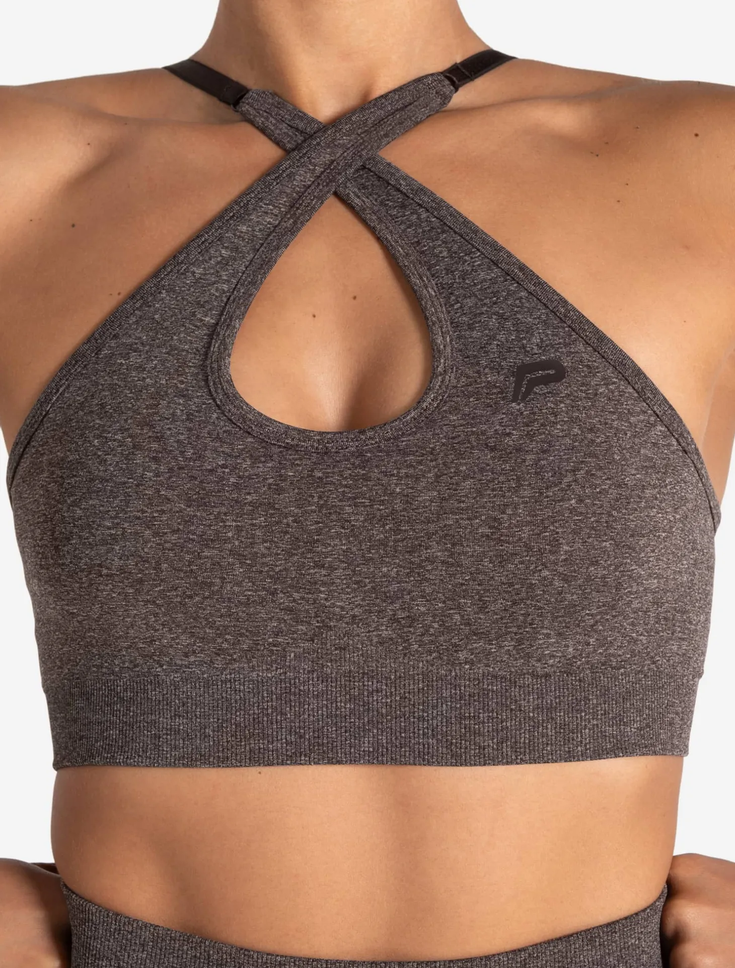 Form Seamless Sports Bra Brown Marl