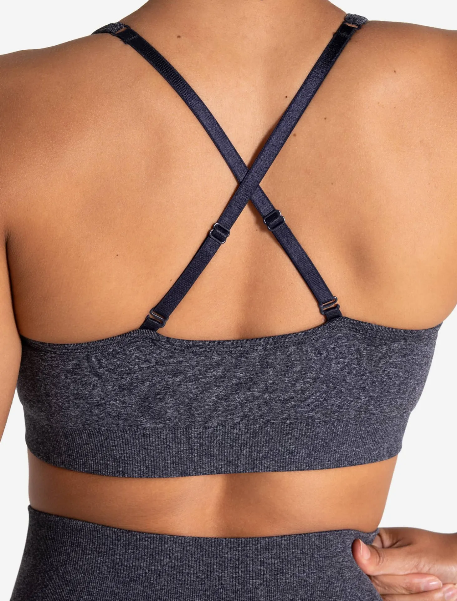 Form Seamless Sports Bra Navy Marl