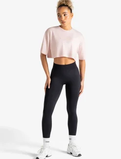 Graphic Crop T-Shirt Ballet Pink