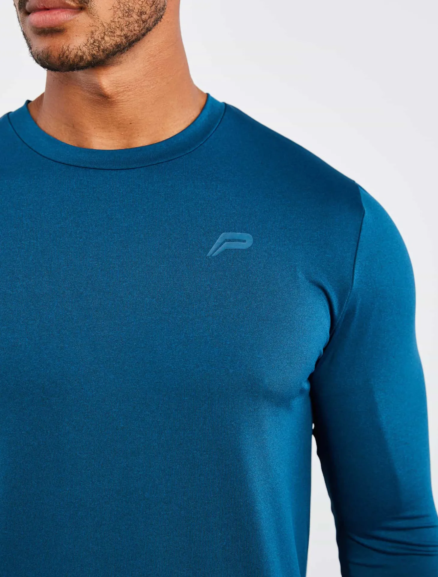 Hybrid Everyday Long Sleeve Blue Marl