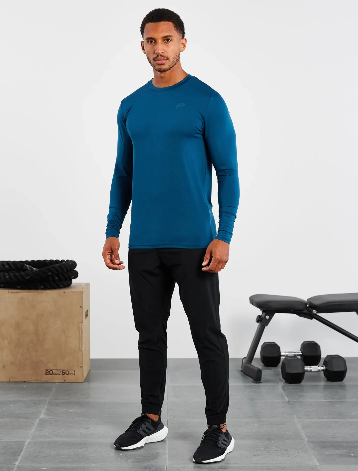 Hybrid Everyday Long Sleeve Blue Marl