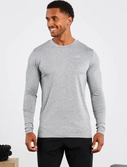 Hybrid Everyday Long Sleeve Grey Marl