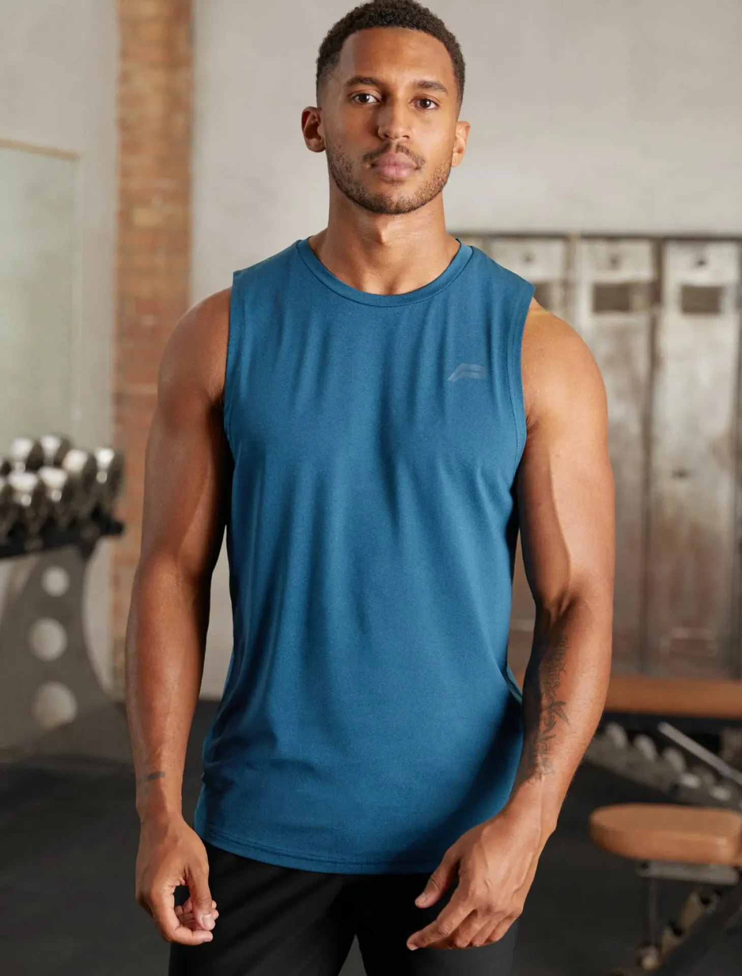 Hybrid Everyday Tank Blue Marl