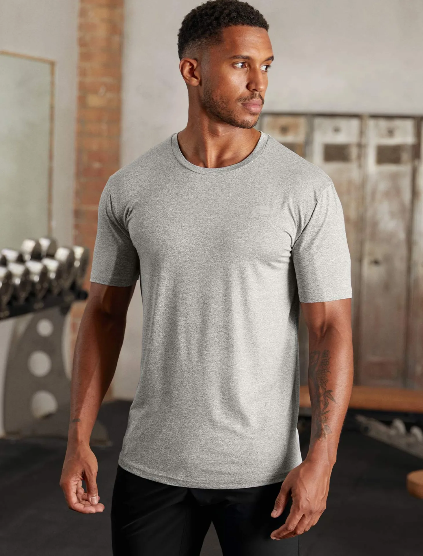 Hybrid Everyday T-Shirt Grey Marl