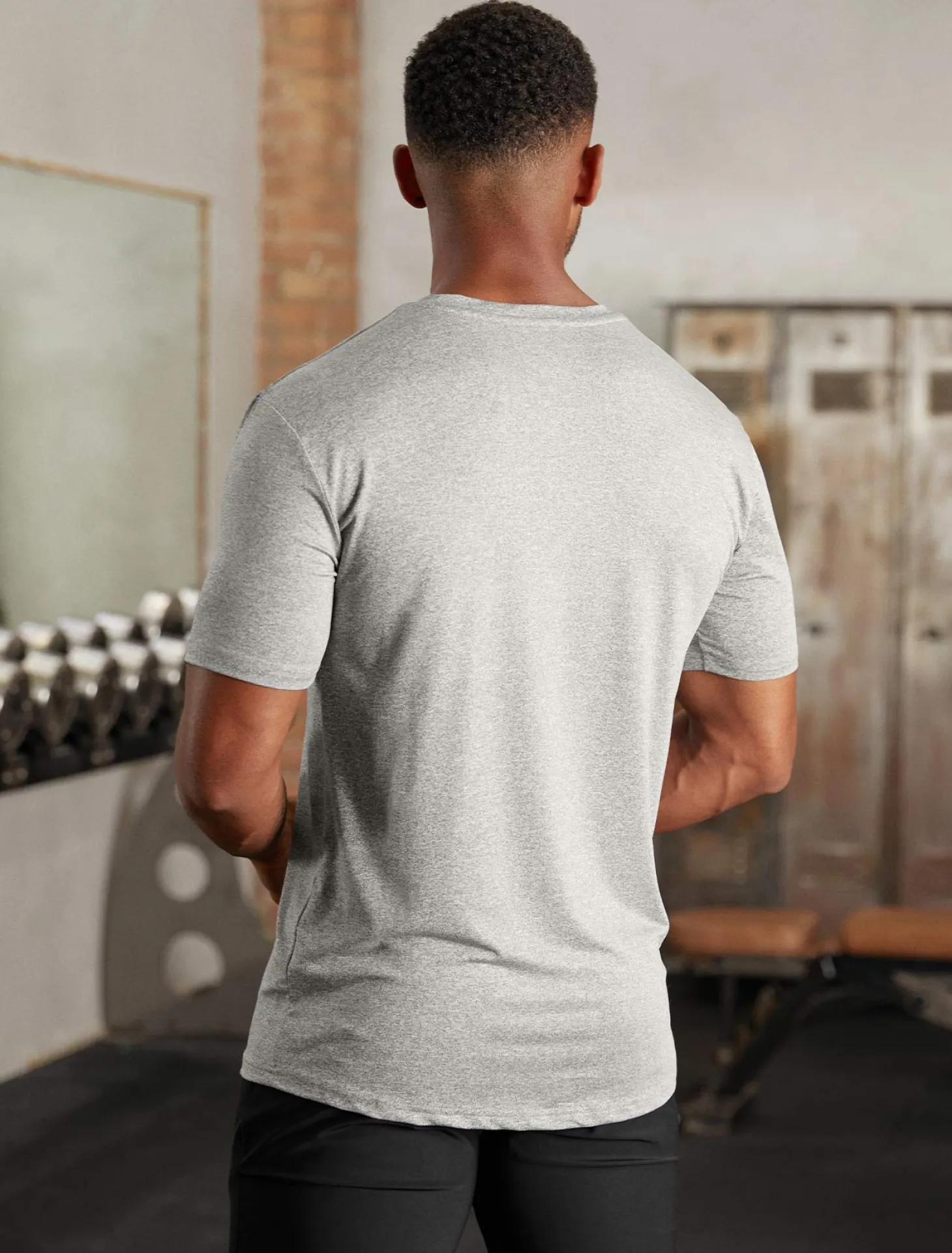 Hybrid Everyday T-Shirt Grey Marl