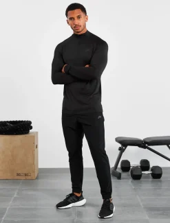 Hybrid Everyday 1/4 Zip Black