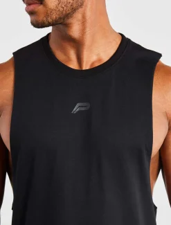 Icon Drop Arm Tank Black