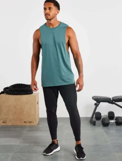 Icon Drop Arm Tank Teal