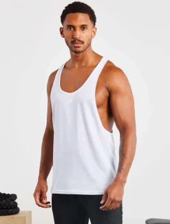 Icon Stringer Vest White