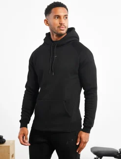 Icon Tapered Hoodie Black