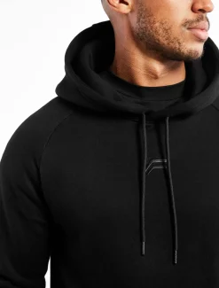 Icon Tapered Hoodie Black