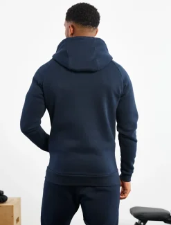 Icon Tapered Hoodie Dark Navy