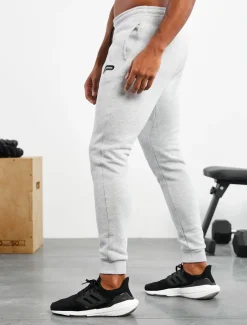 Icon Tapered Joggers Heather Grey