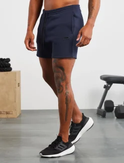 Icon Tapered Shorts Dark Navy