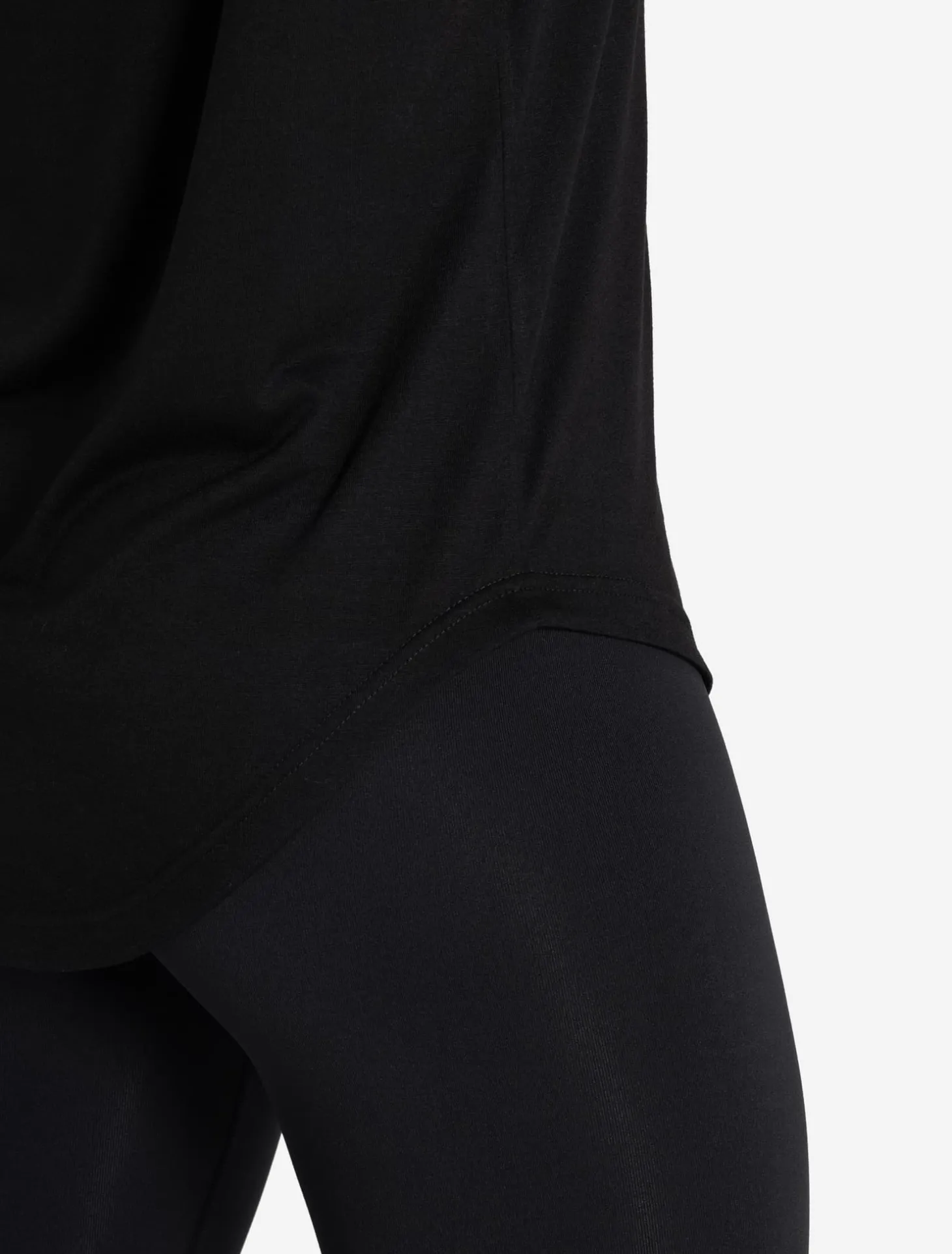 Lightweight Oversized Gym Tank Black