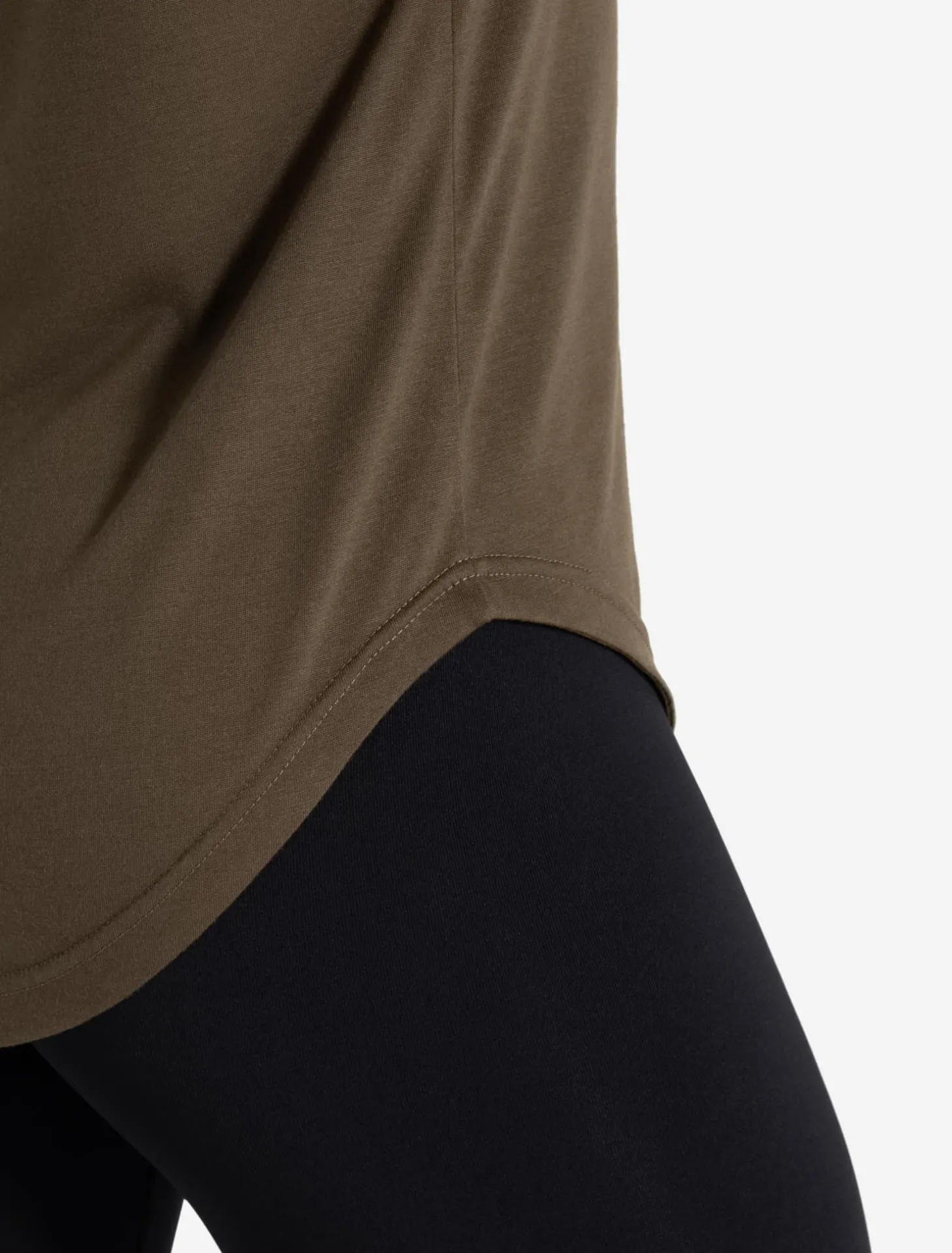 Lightweight Oversized Gym Tank Olive