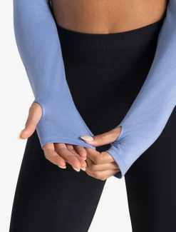 Long Sleeve Shrug Blue