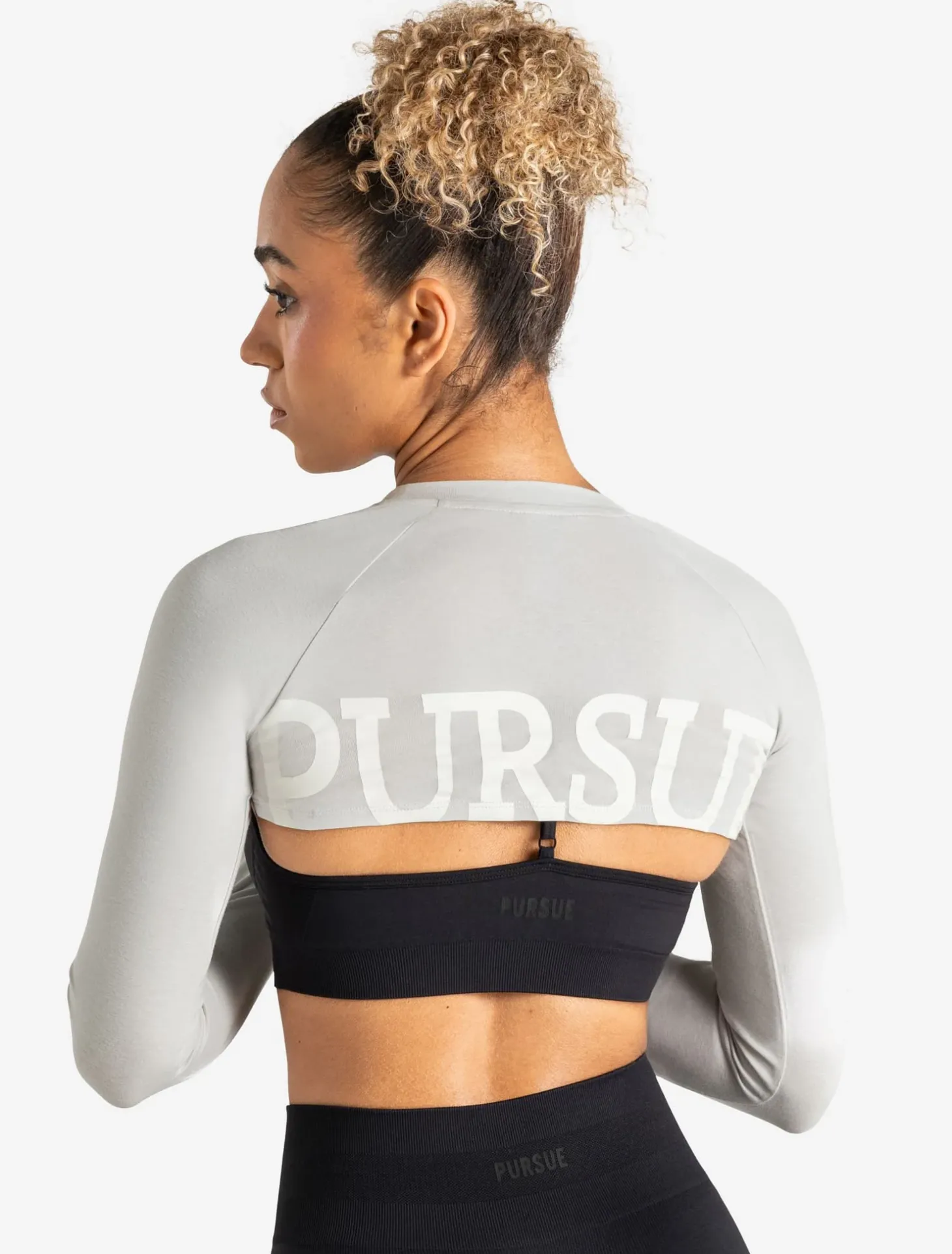 Long Sleeve Shrug Grey
