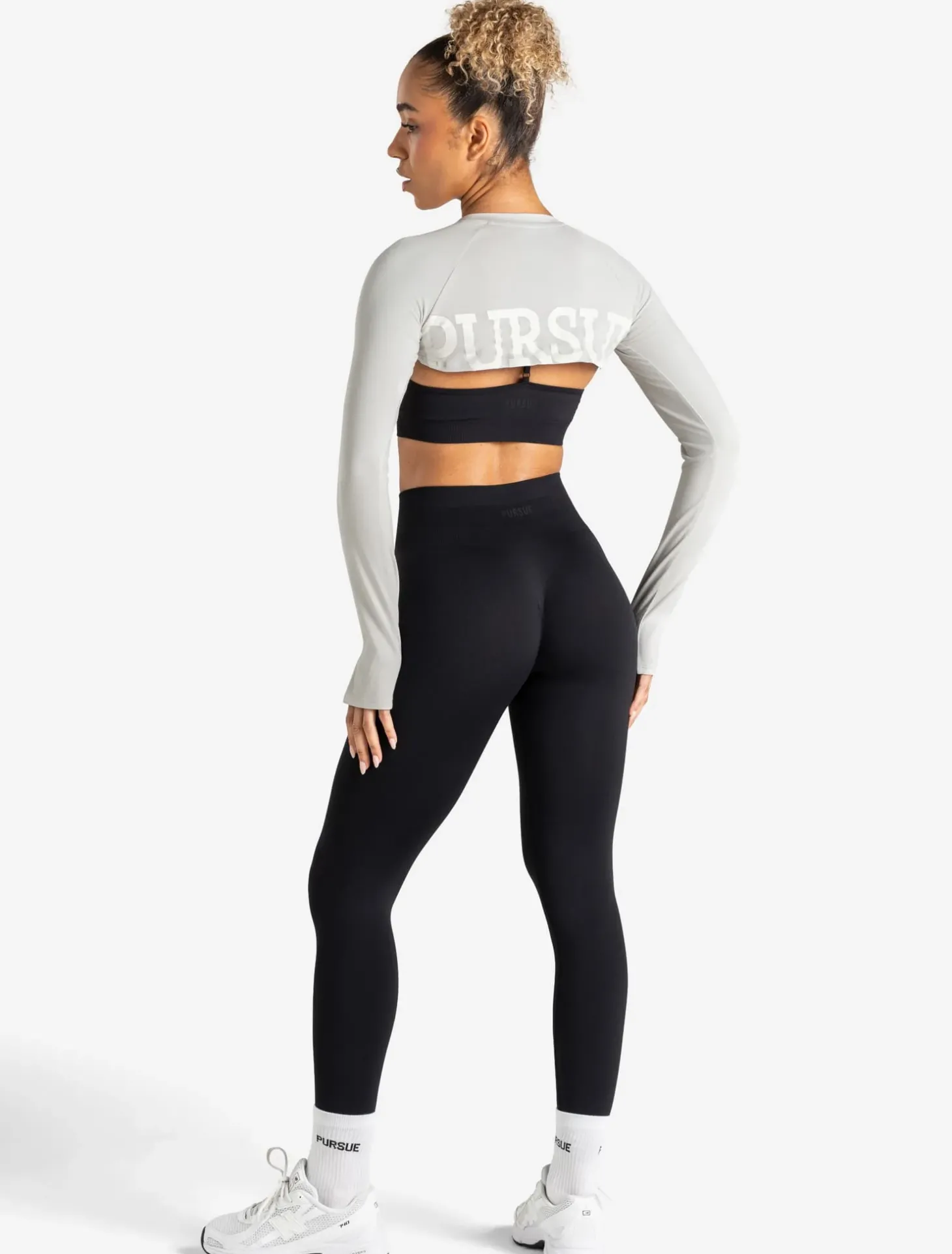 Long Sleeve Shrug Grey