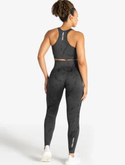 Marble Seamless Sports Bra Shadow Grey