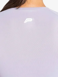 Move Seamless Long Sleeve Crop Top Lilac