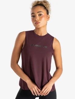 Open Back Full Length Vest Raisin