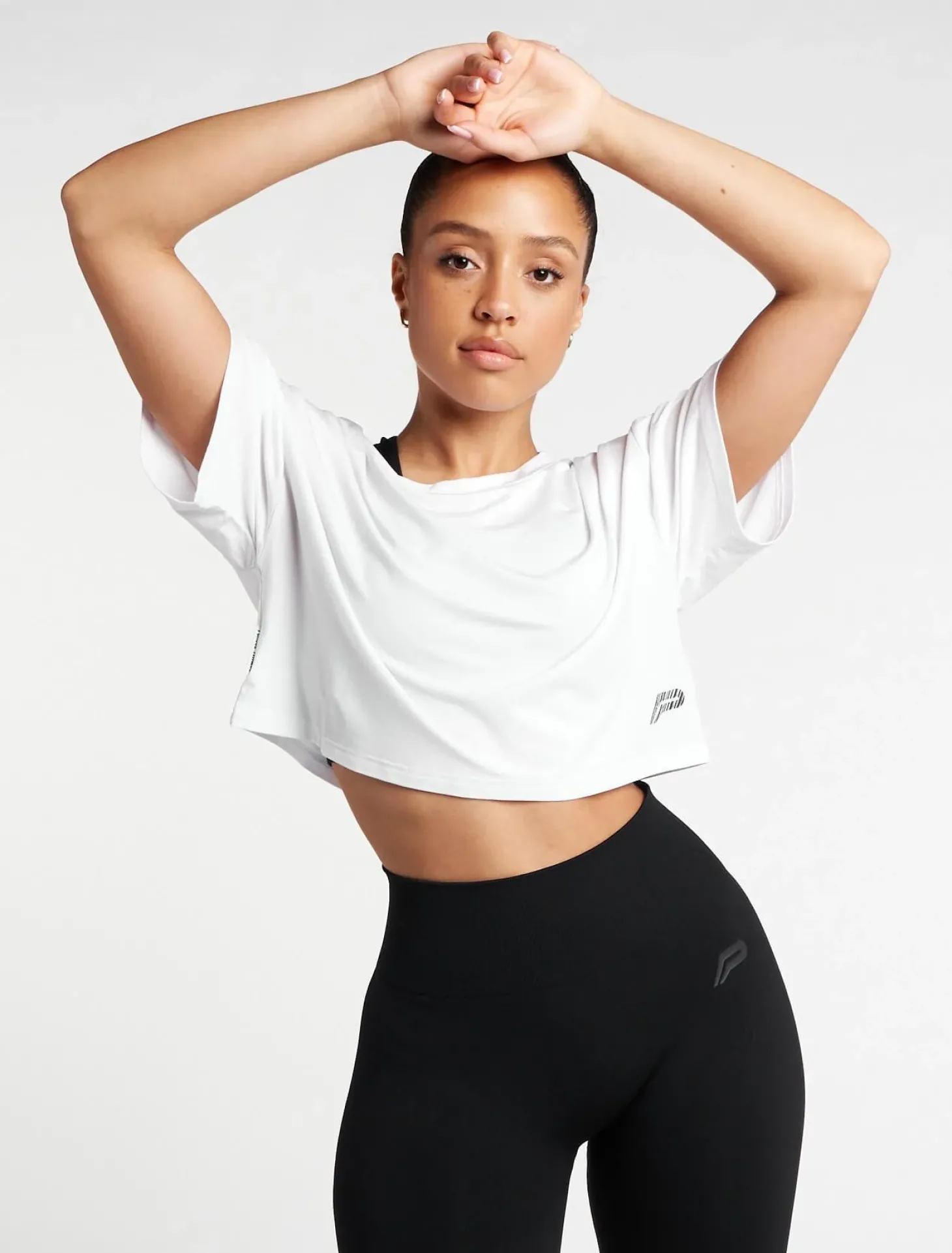 Oversized Crop T-Shirt White