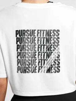 Oversized Crop T-Shirt White