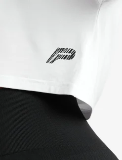 Oversized Crop T-Shirt White