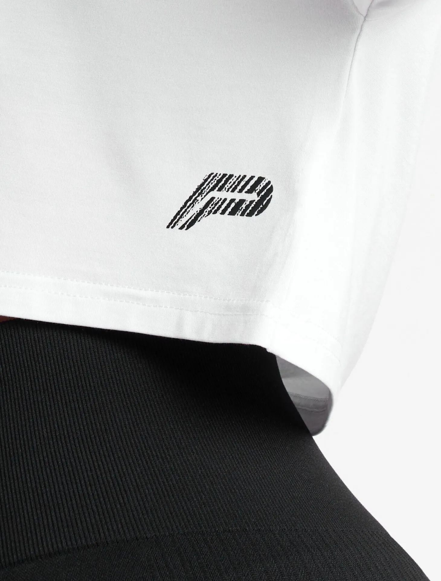 Oversized Crop T-Shirt White