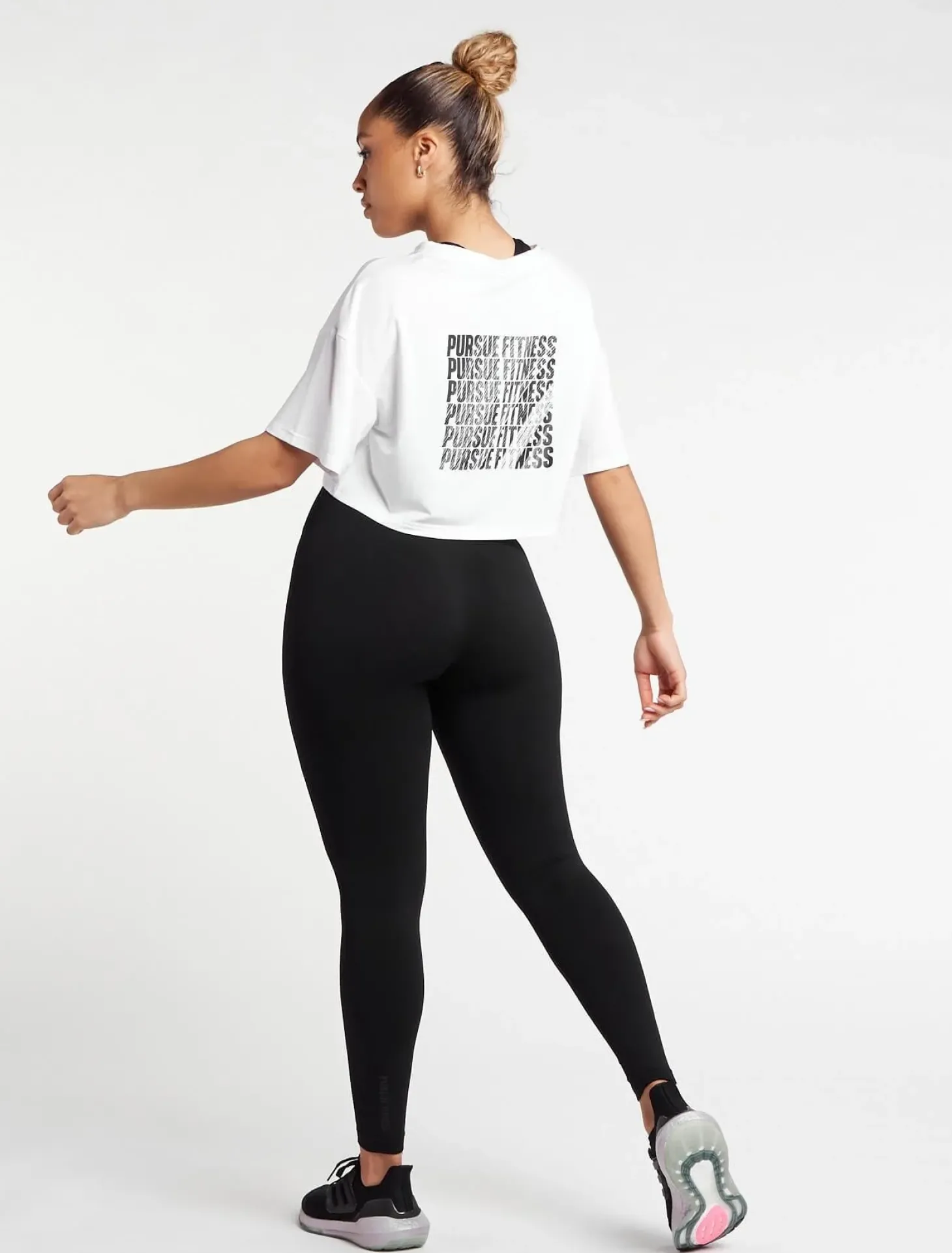 Oversized Crop T-Shirt White