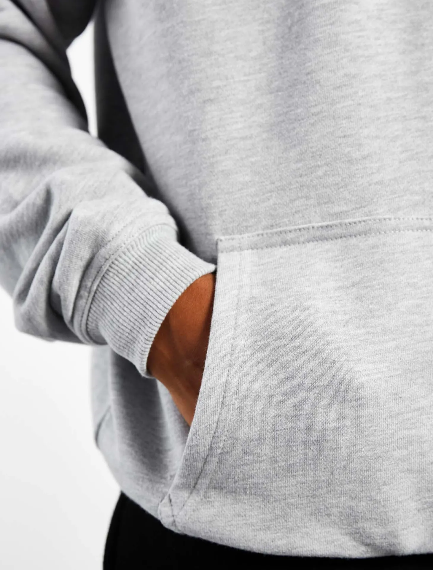 Oversized Hoodie Grey Marl