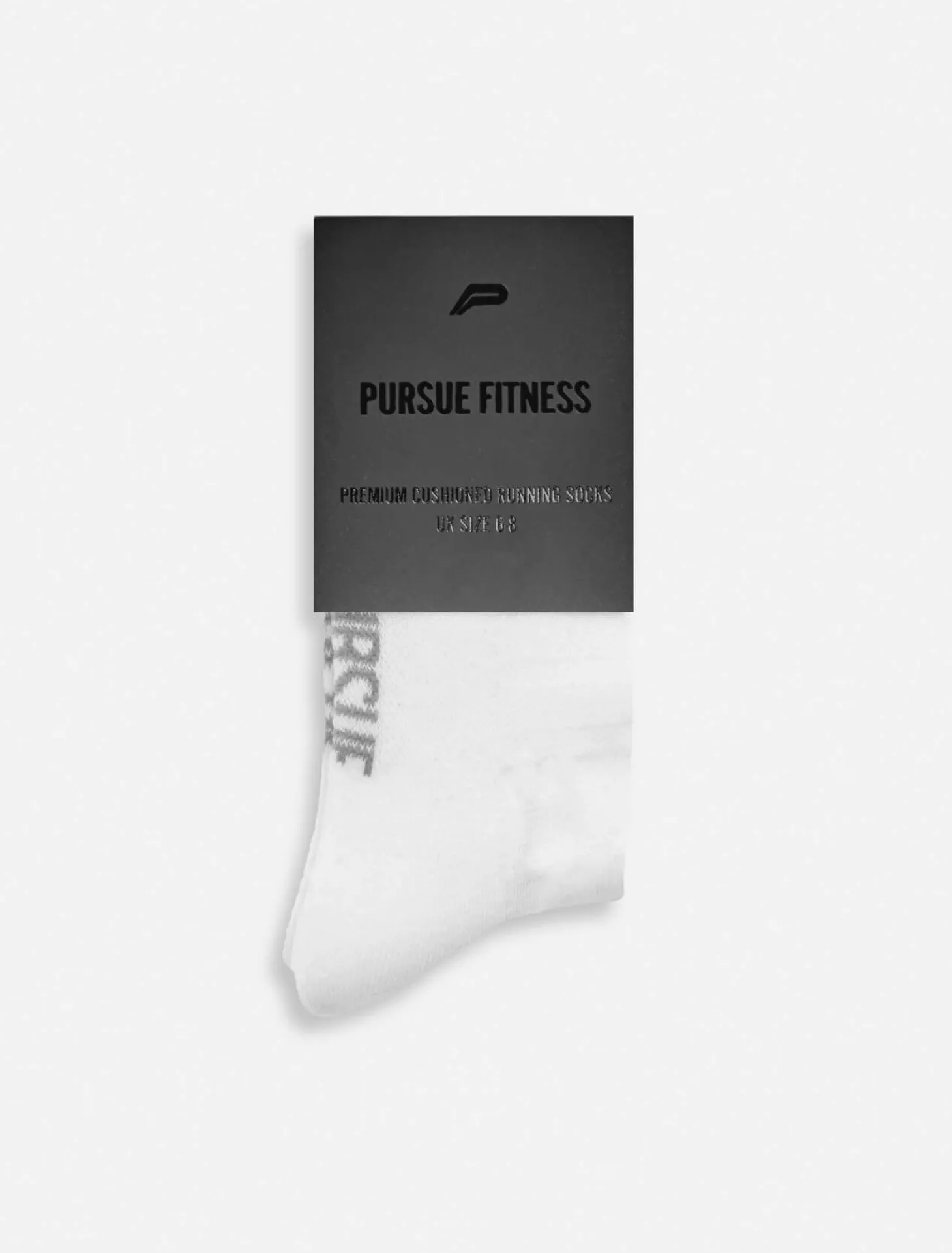 Premium Cushioned Running Socks White