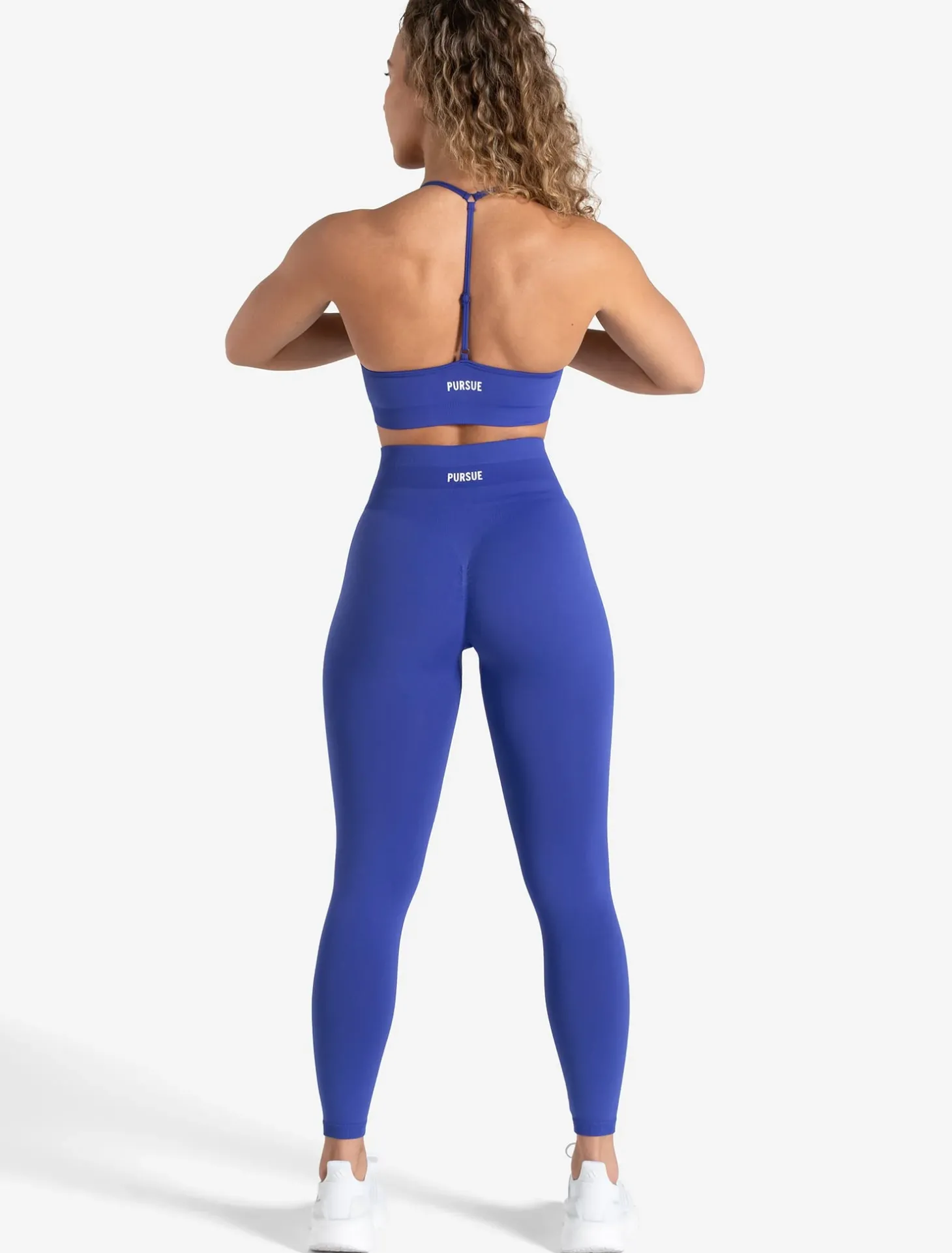 Scrunch Seamless Adjustable Sports Bra Cobalt Blue