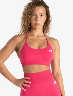 Scrunch Seamless Adjustable Sports Bra Bubblegum Pink