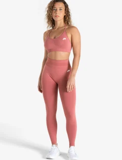 Scrunch Seamless Adjustable Sports Bra Peony Pink