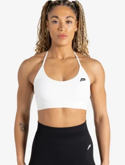 Scrunch Seamless Adjustable Sports Bra White