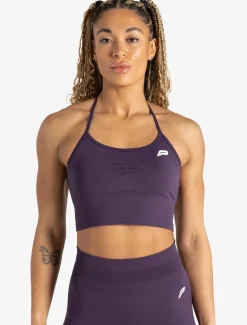 Scrunch Seamless Built-in Bra Tank Blackberry