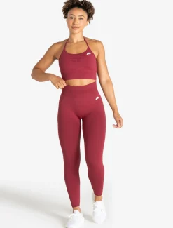 Scrunch Seamless Built-in Bra Tank Raspberry