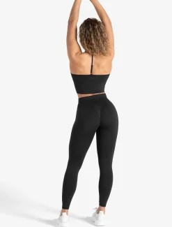 Scrunch Seamless Built-in Bra Tank Blackout