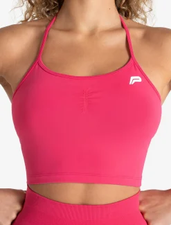 Scrunch Seamless Built-in Bra Tank Bubblegum Pink